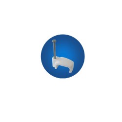 CC105 Box of 100 2.5mm flat clips